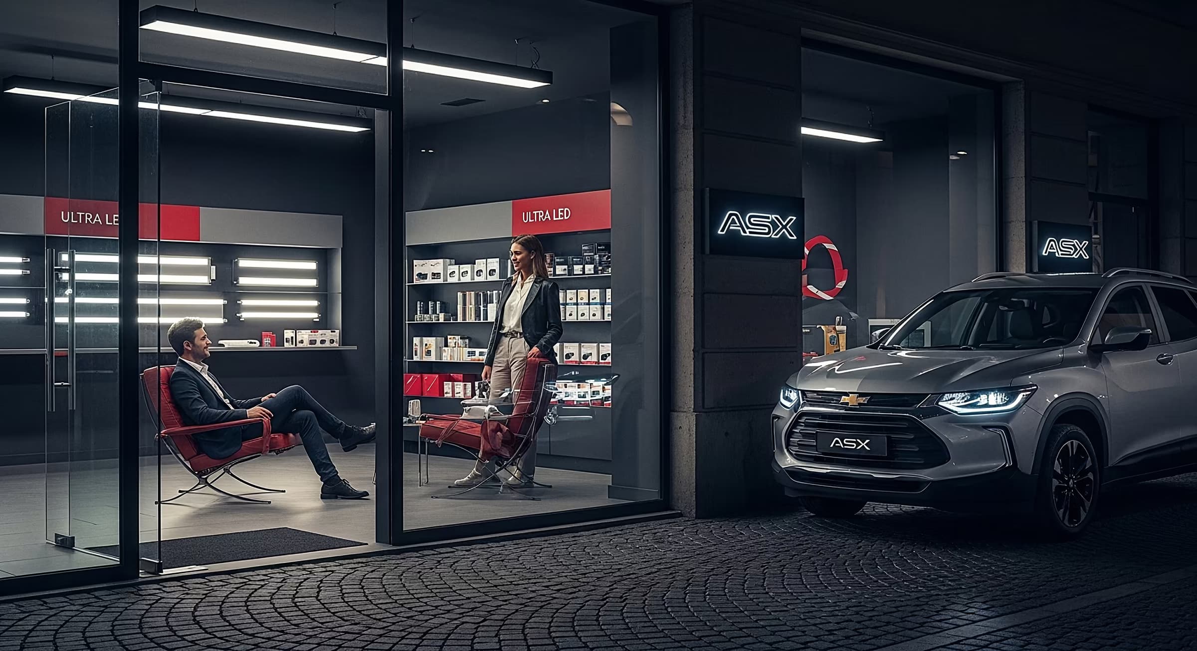 Fábrica de iluminação automotiva ASX