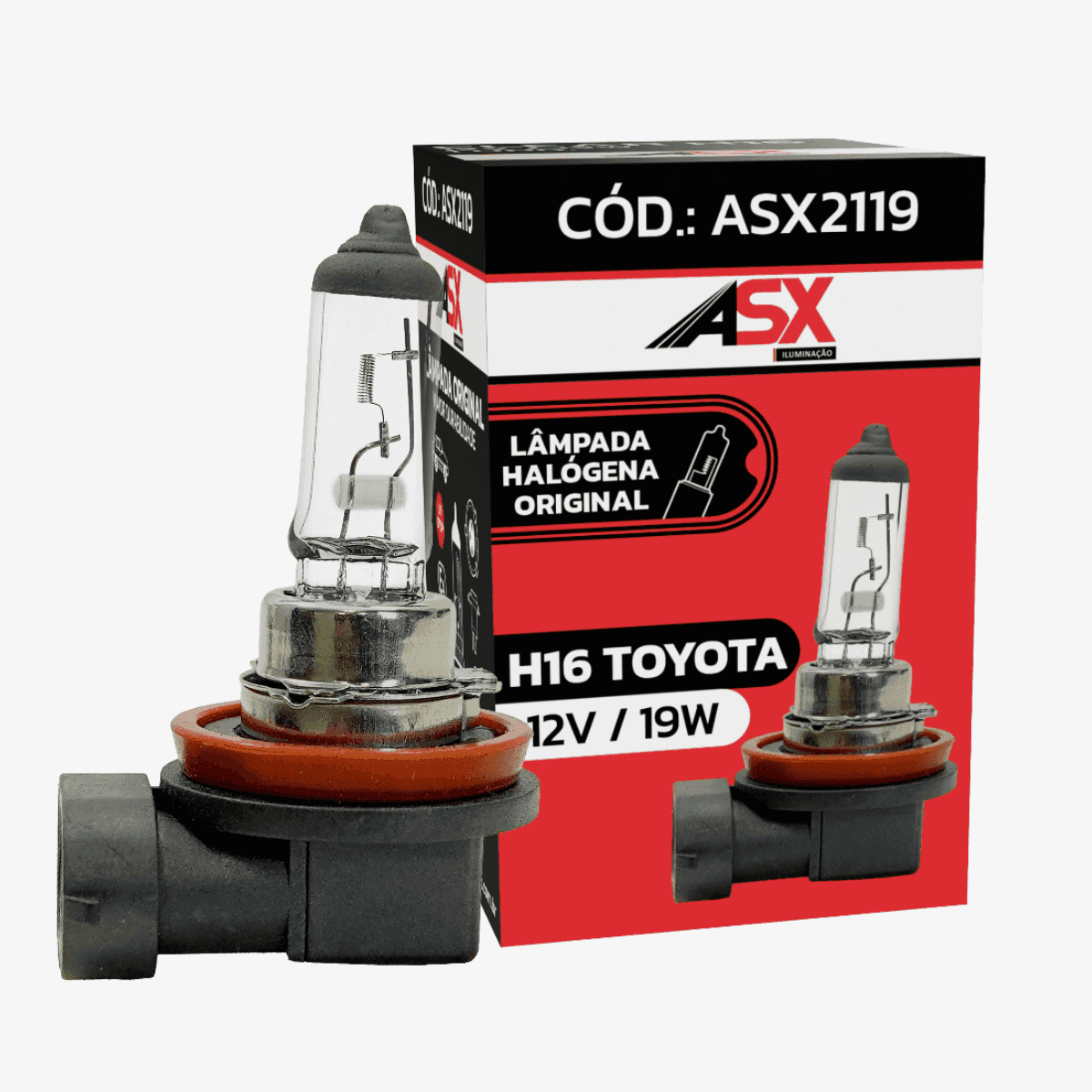 LÂMPADA H16 CLEAR TOYOTA