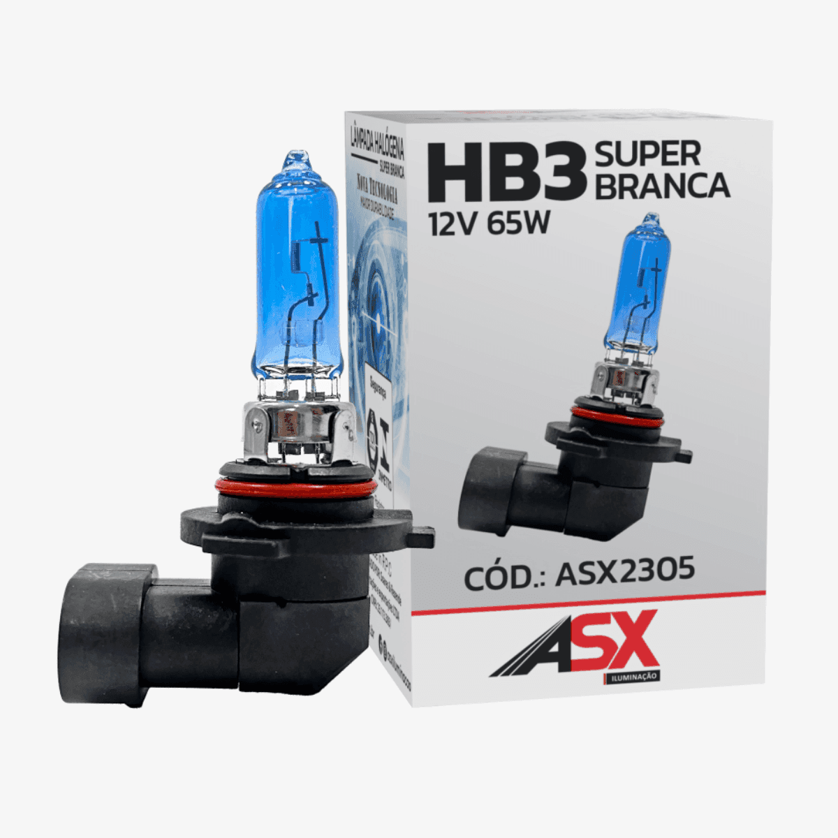 LÂMPADA HB3 SUPER BRANCA