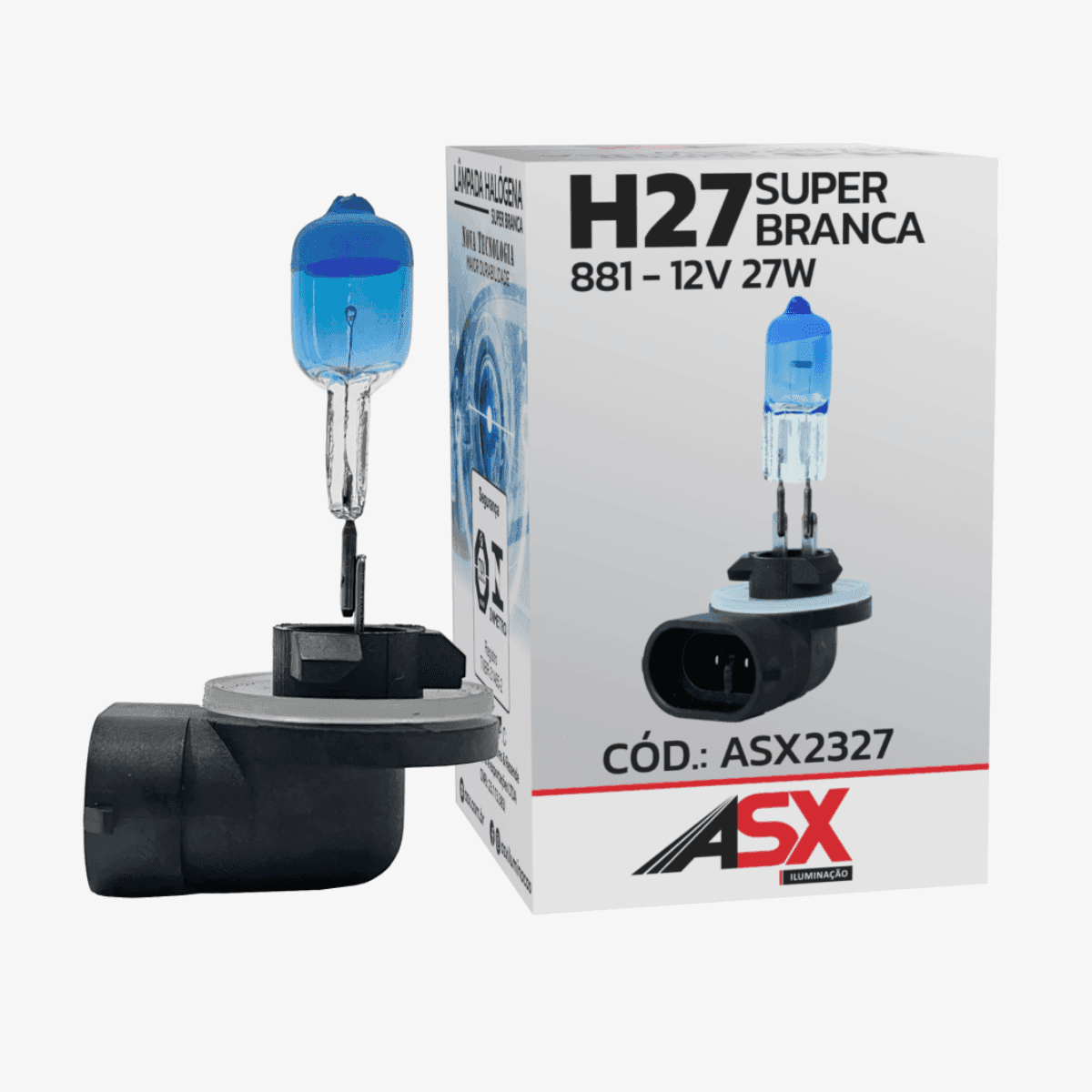 LÂMPADA H27 881 SUPER BRANCA