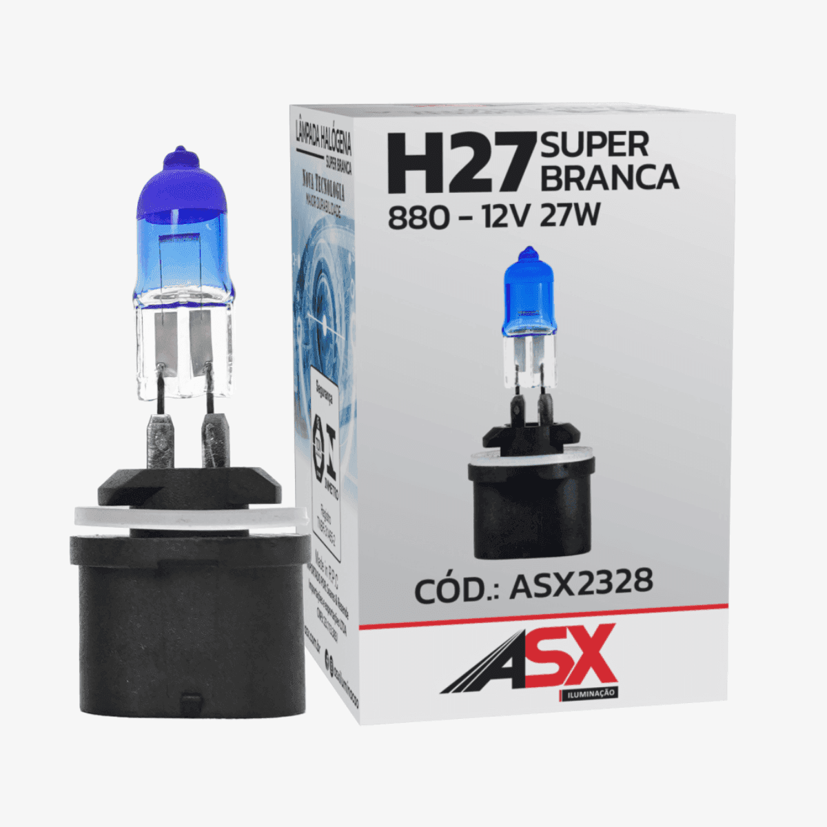 LÂMPADA H27 880 SUPER BRANCA