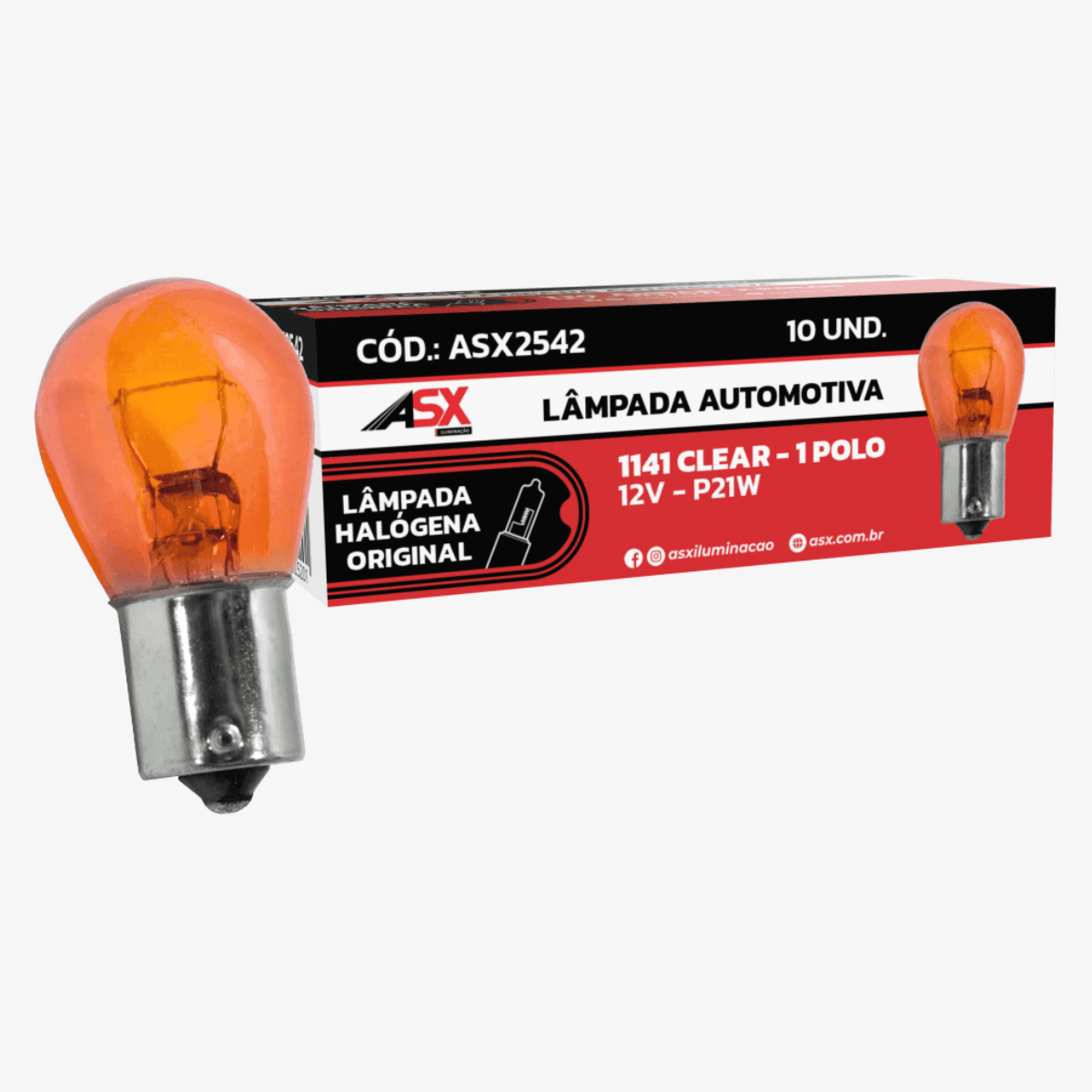 LÂMPADA 1141 ÂMBAR PY21W 12V - 1 POLO