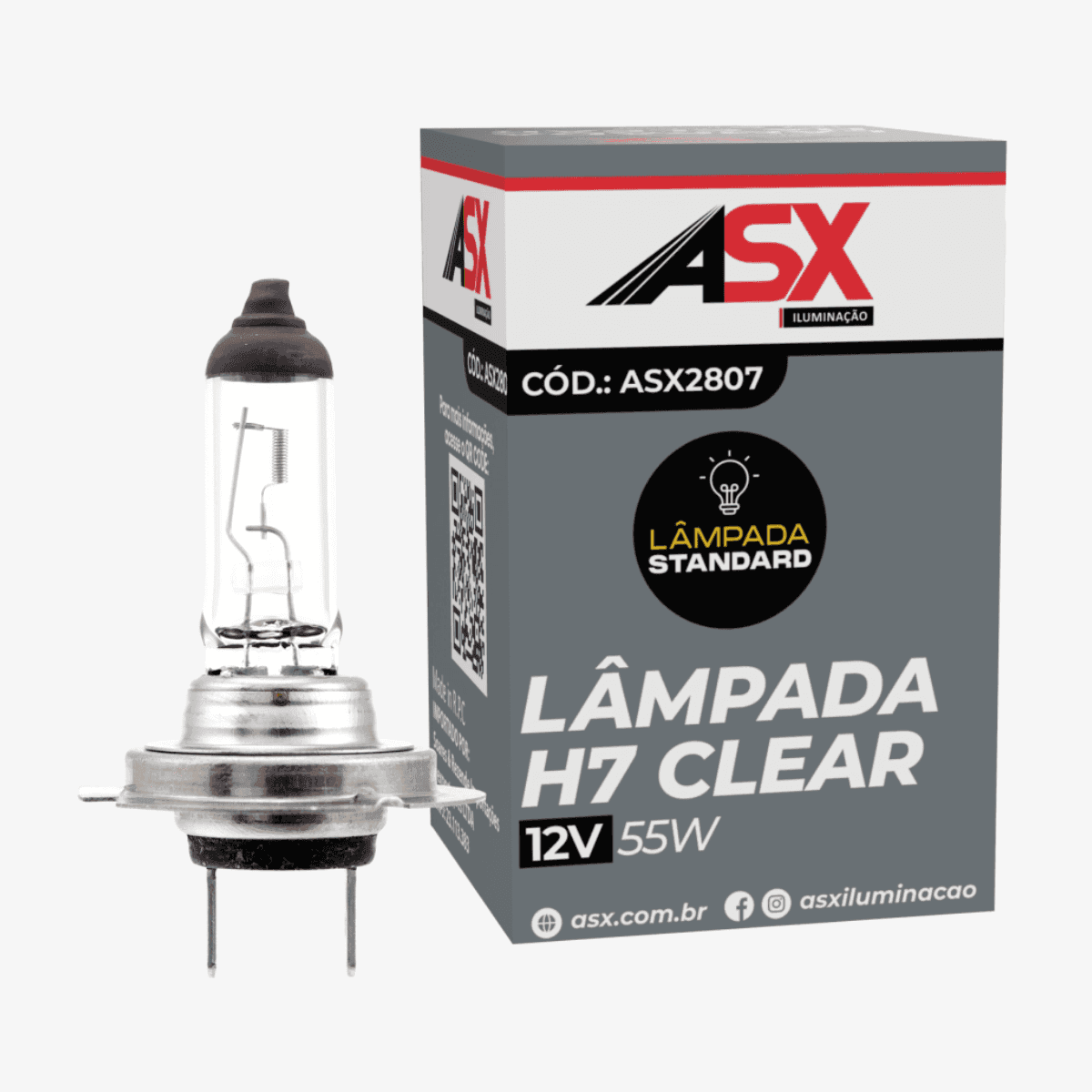 LÂMPADA H7 CLEAR STANDARD