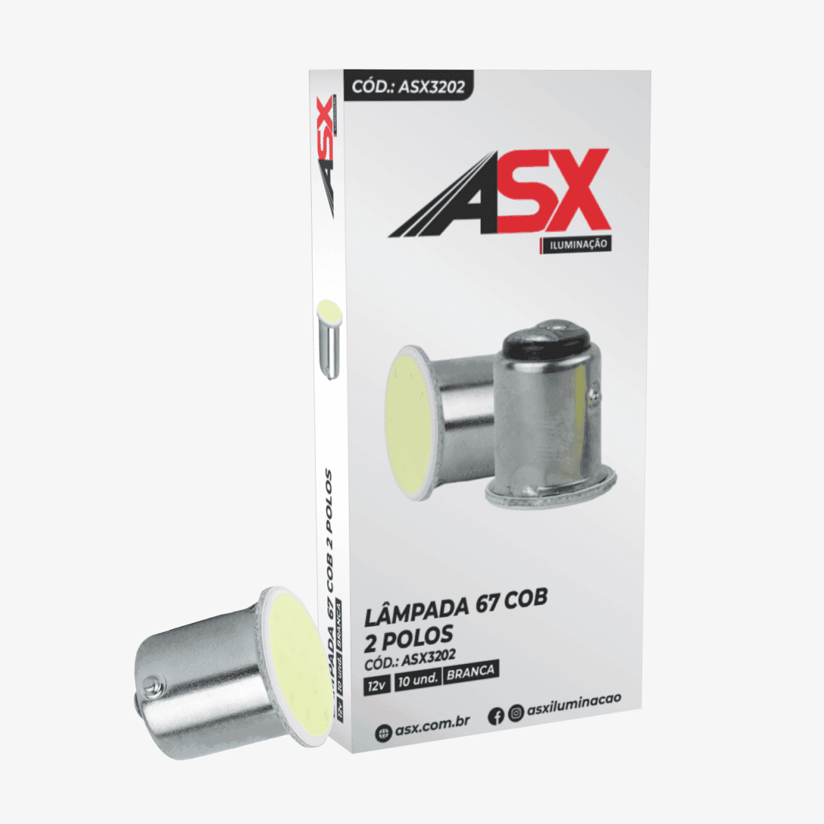 LÂMPADA 1034/67 COB - 2 POLOS
