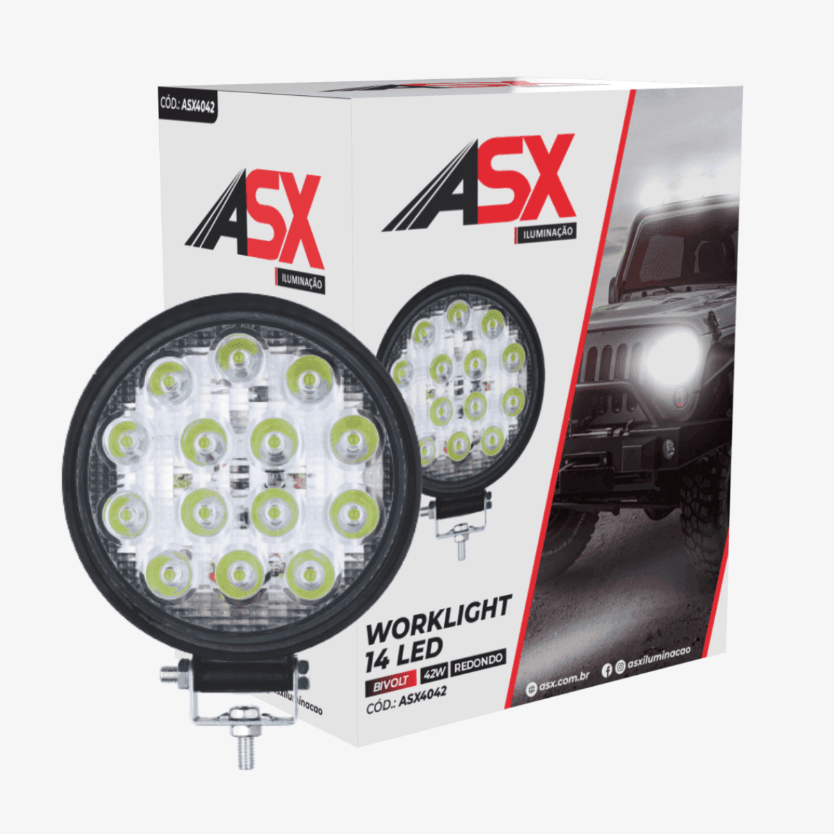 WORKLIGHT 14 LED REDONDO