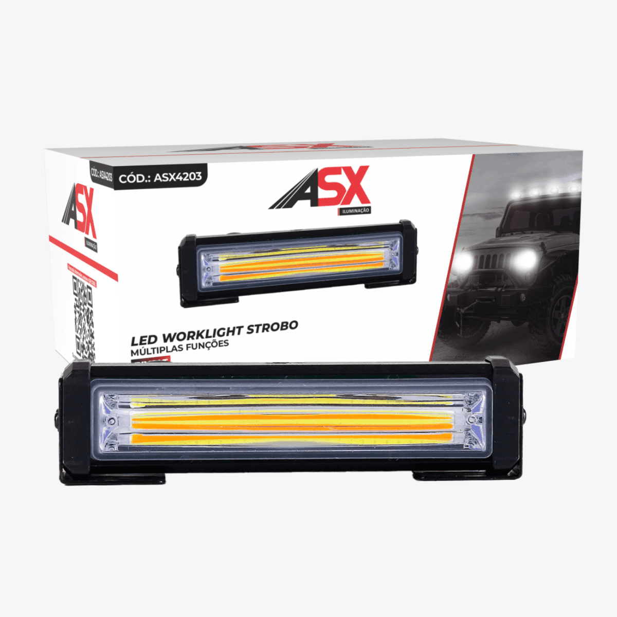 FAROL WORKLIGHT STROBO MÚLTIPLAS FUNÇÕES