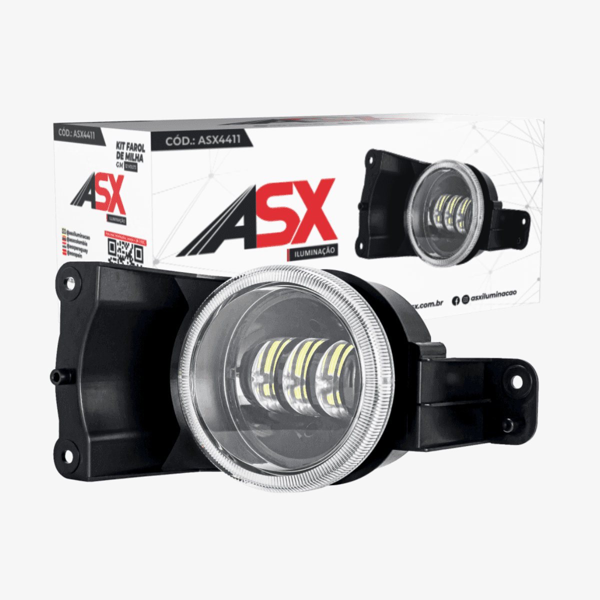 KIT FAROL DE MILHA LED GM