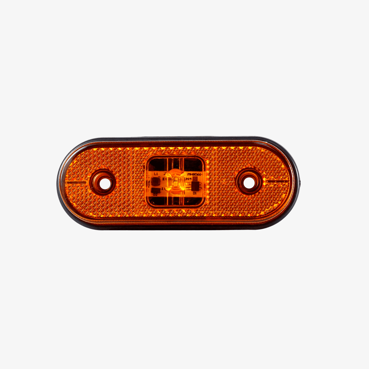LANTERNA LATERAL OVAL UNIVERSAL FC ÂMBAR