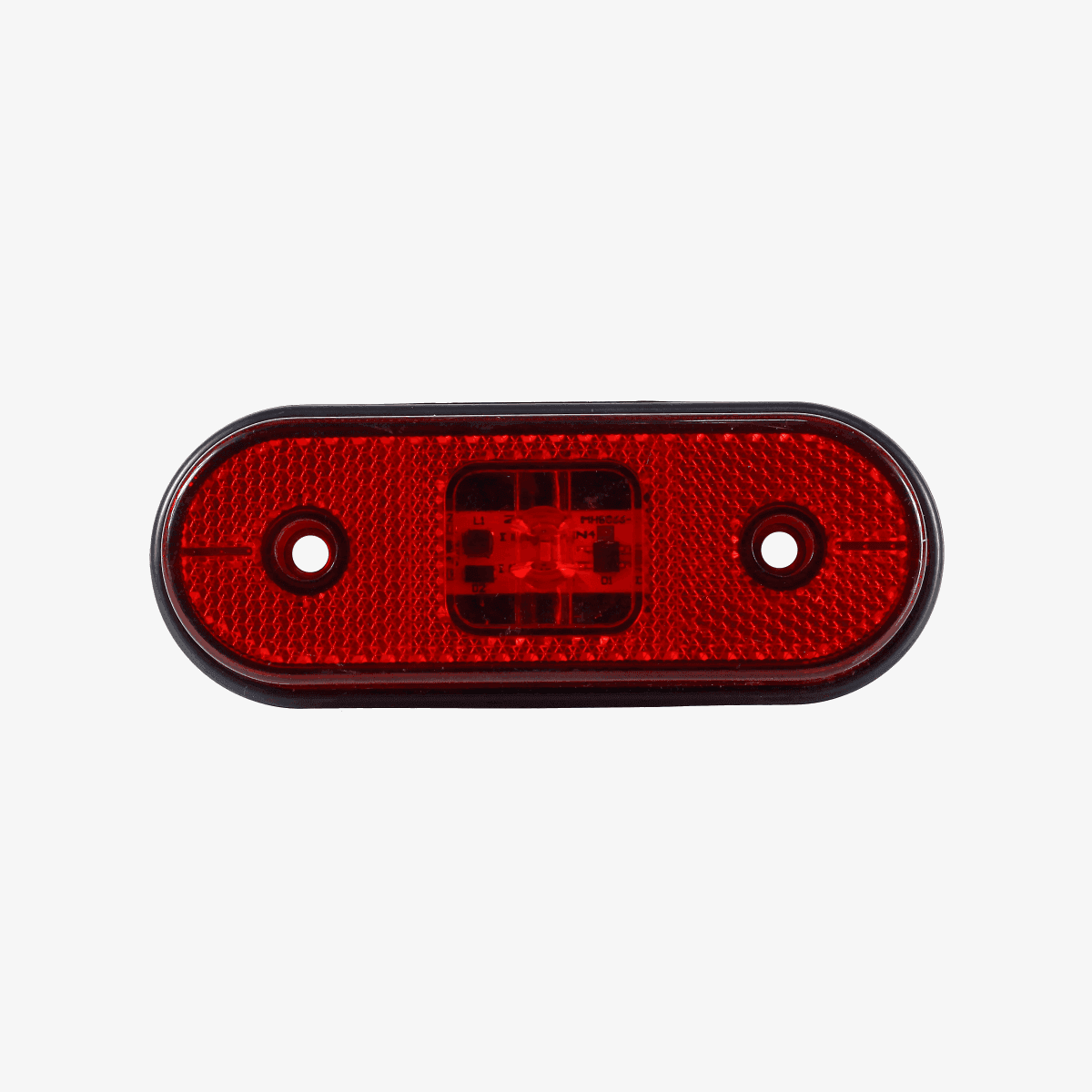 LANTERNA LATERAL OVAL UNIVERSAL FC VERMELHA
