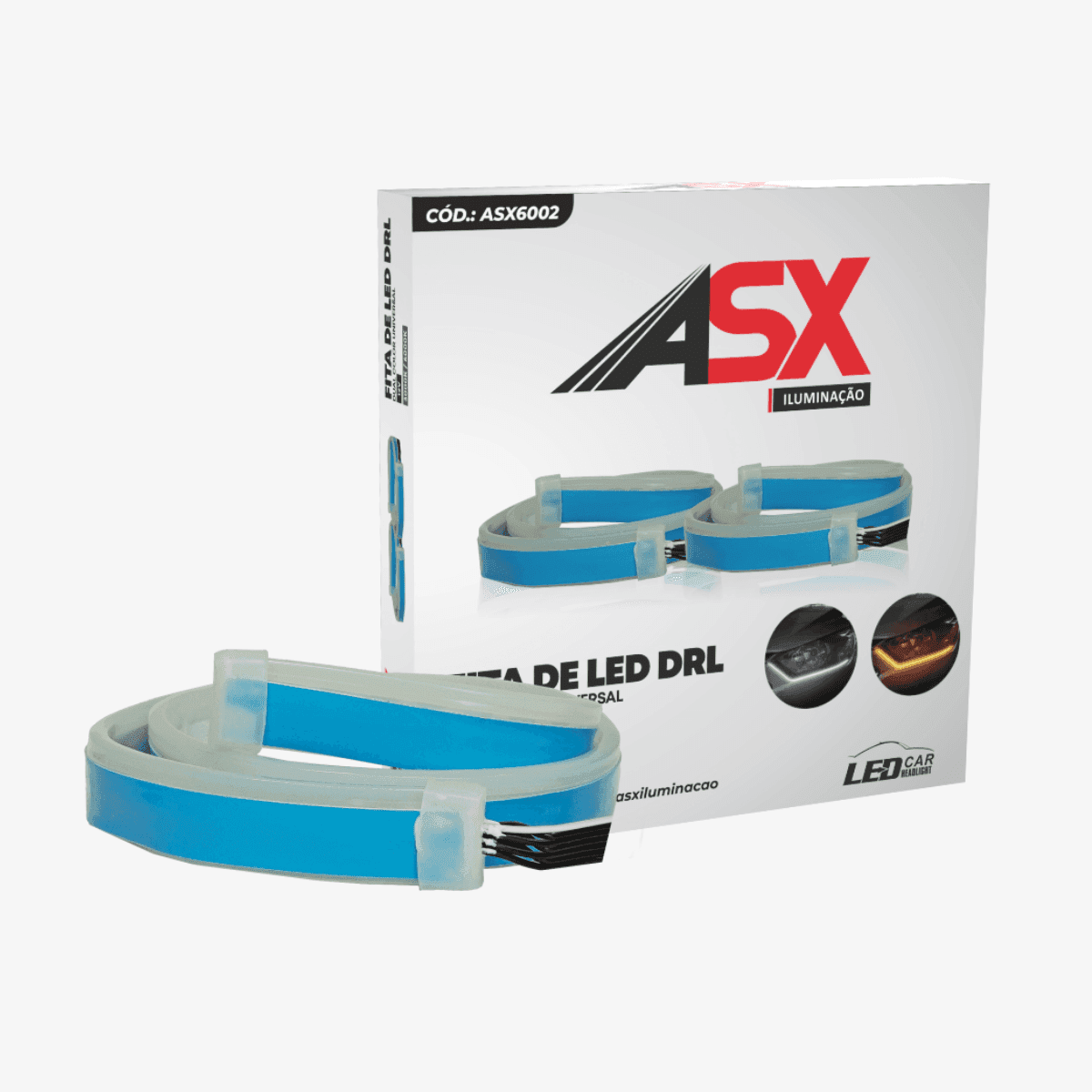 FITA DRL LED DUAL COLOR BRANCA/ÂMBAR