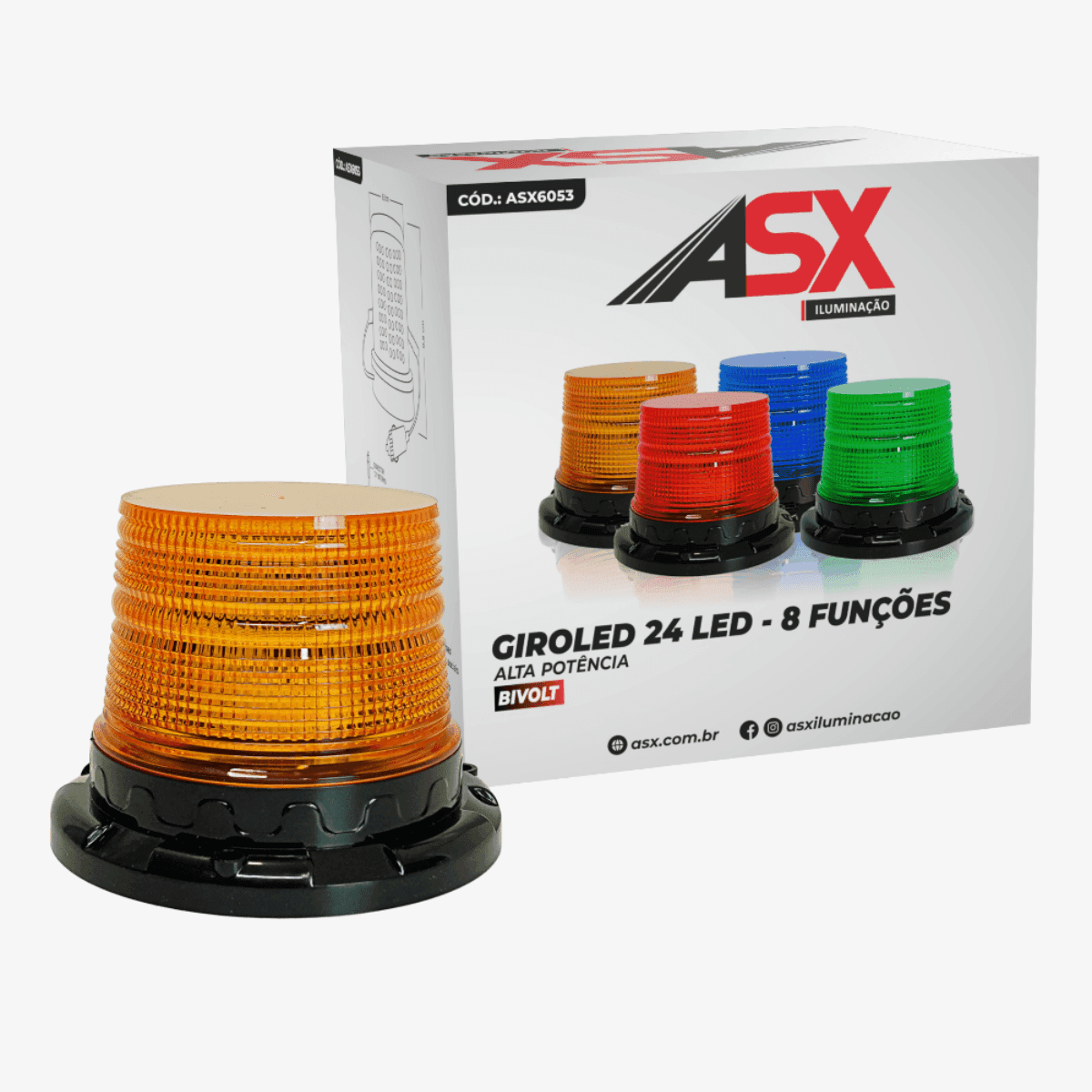 GIROLED 24 LED SMD ÂMBAR