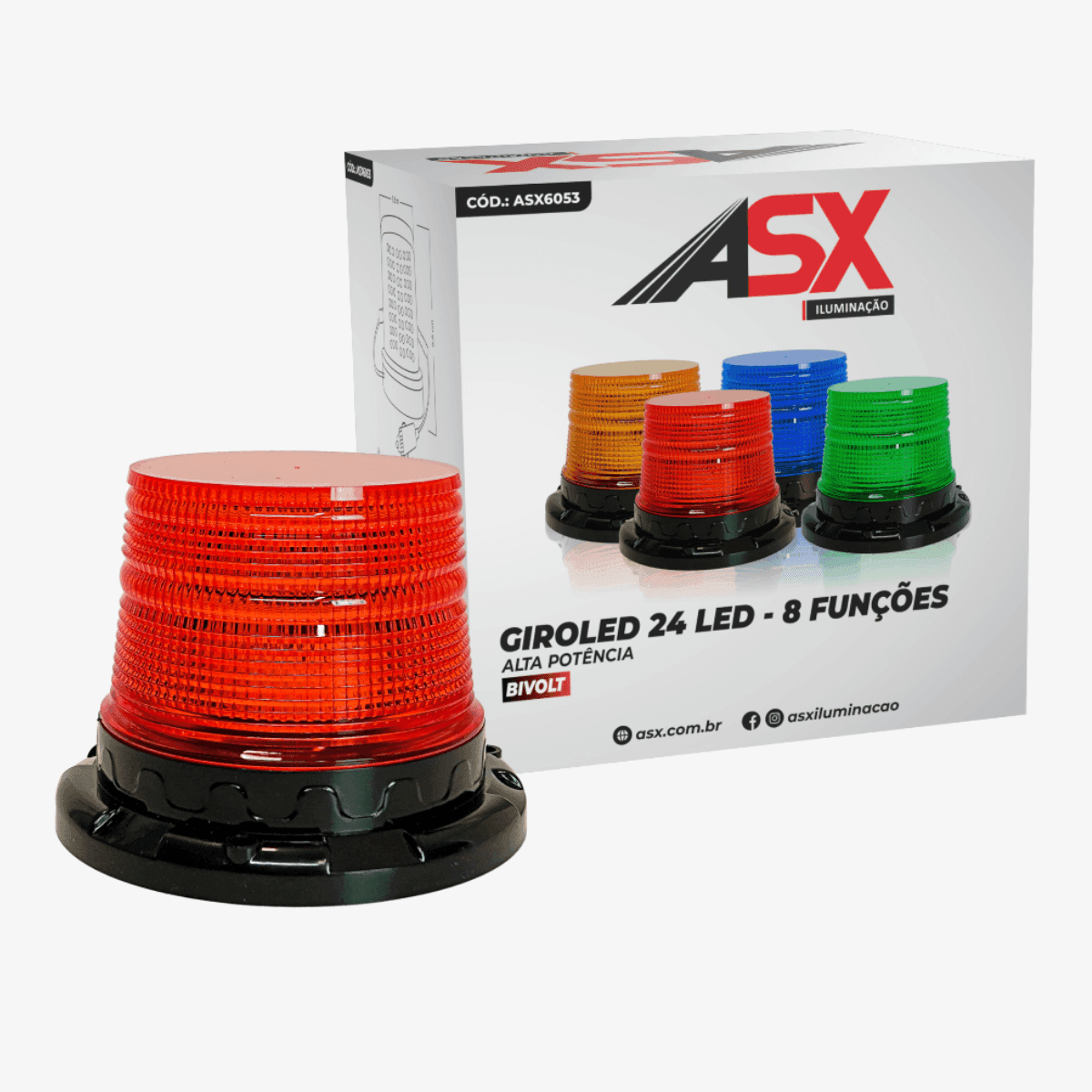 GIROLED 24 LED SMD VERMELHO