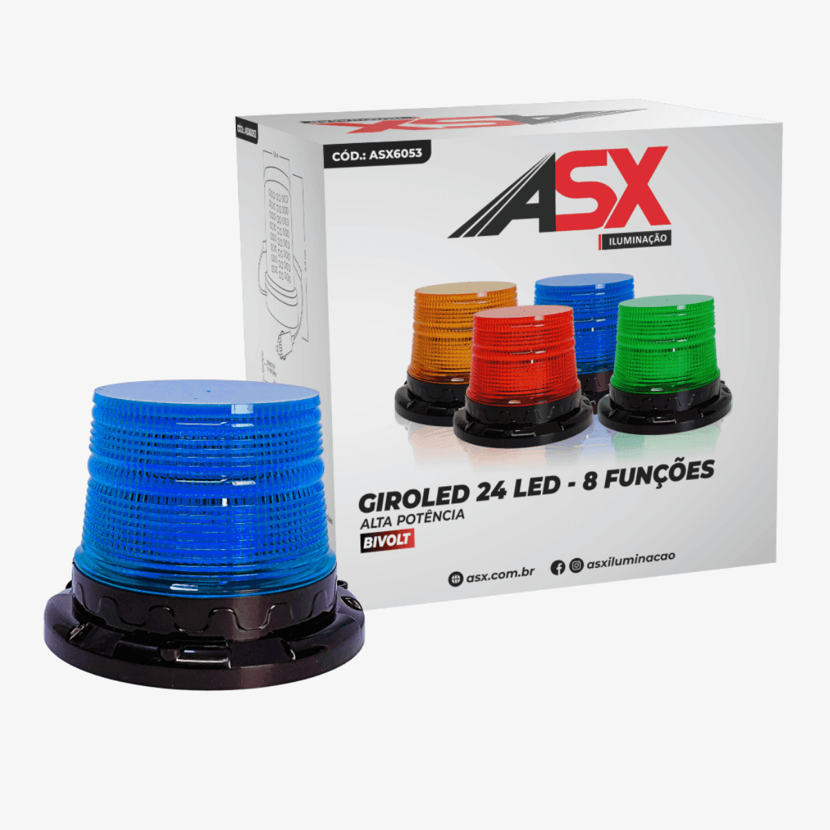 GIROLED 24 LED SMD AZUL