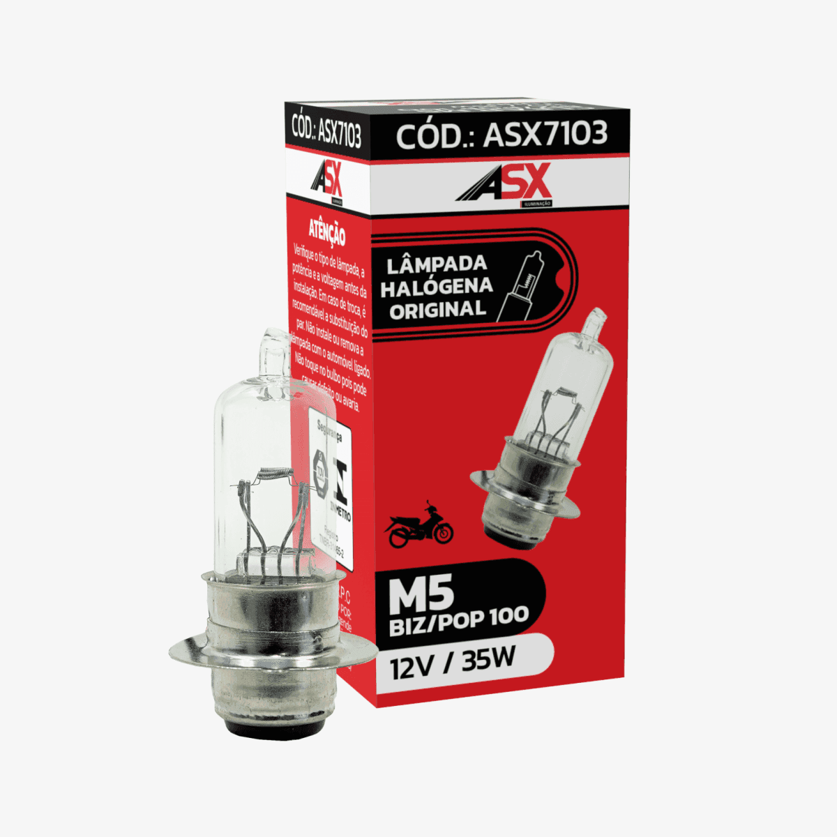 LÂMPADA M5 CLEAR MOTO