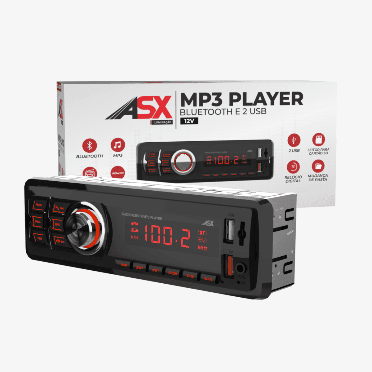 MP3 PLAYER COM 2 USB