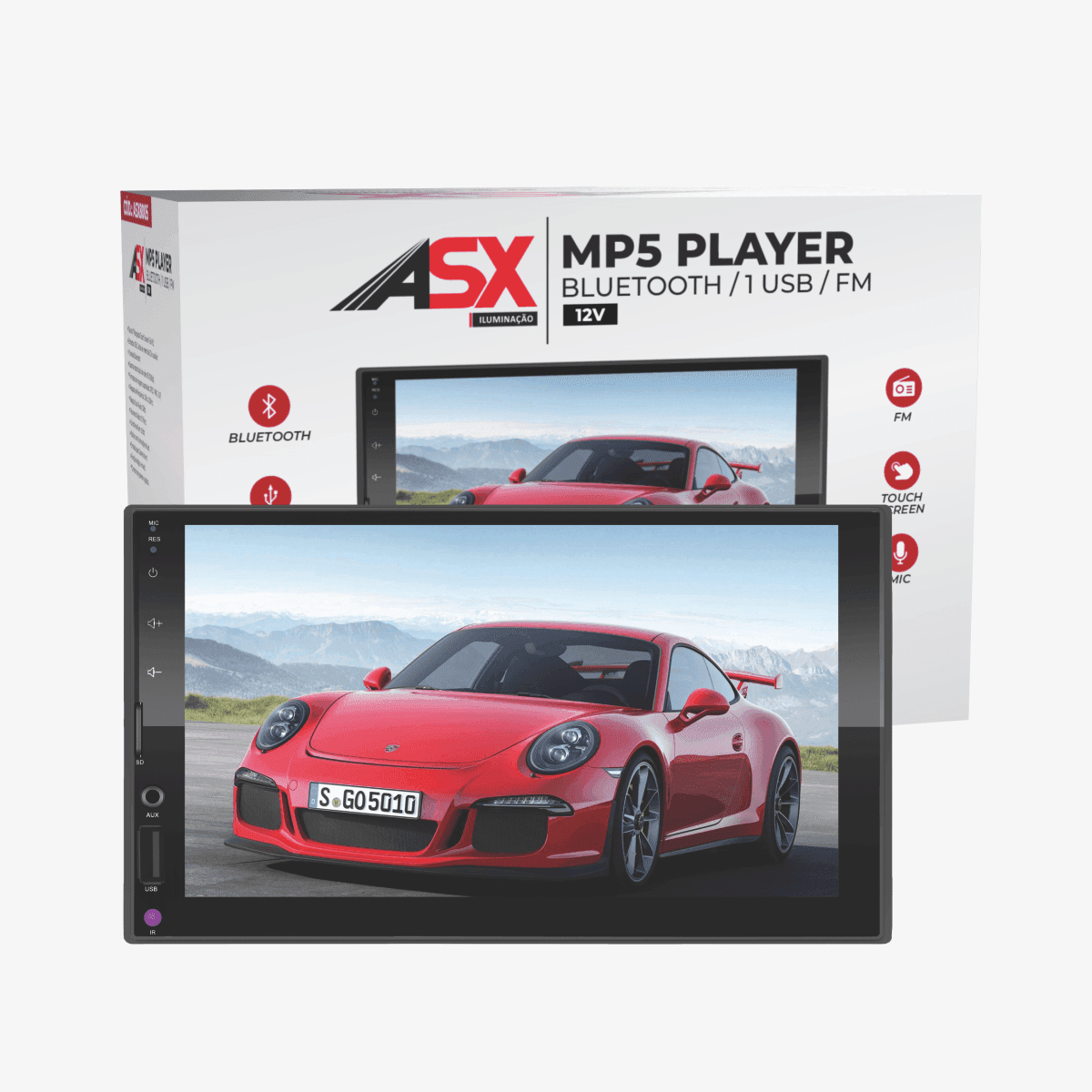 MP5 PLAYER TOUCH - 2 DIN